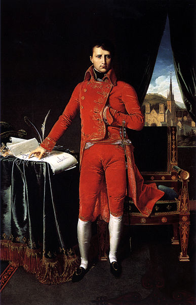 Jean-Auguste Dominique Ingres Portrait de Napoleon Bonaparte en premier consul